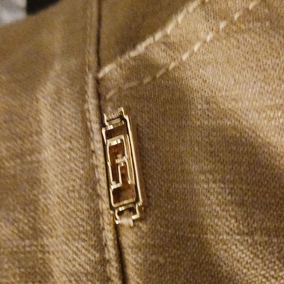 Ladies sz 10, gold jeans - Picture 2 of 8